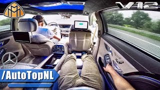 MERCEDES S CLASS MAYBACH S600 V12 PASSENGER POV ALL FEATURES GADGETS & TOP SPEED by AutoTopNL