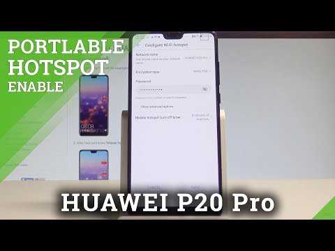 How to Enable Portable Hotspot on HUAWEI P20 Pro - Wi-Fi Share |HardReset.Info