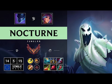Nocturne Jungle vs Lillia: Super CC - EUW Grandmaster Patch 14.15