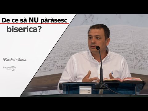 Cătălin Vintea || De ce să NU părăsesc biserica ??