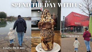 trip to Austin vlog: grwm, free children's museum, trying a new ice cream shop