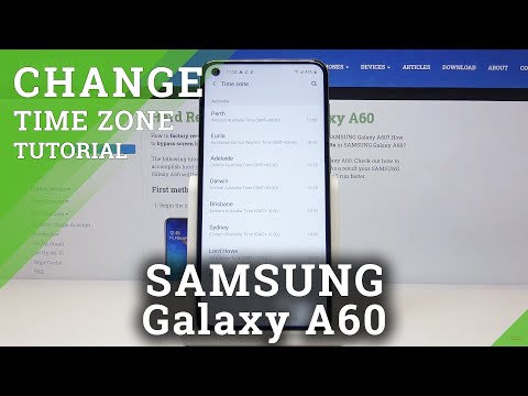 How to Change Date & Time in SAMSUNG Galaxy A60 – Time Settings