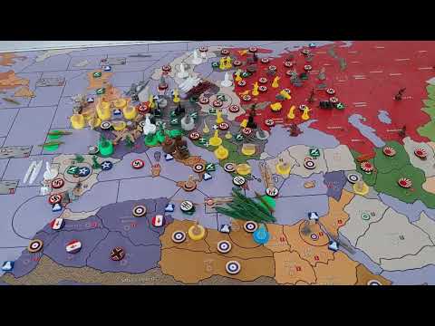 Historical Board Gaming Global War 1939 Game 4 Part 2