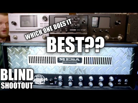 Mesa Boogie Dual Rectifier | Blind Shootout -Comparing to the HX Stomp, AxeFx 3, Ampero and GE200