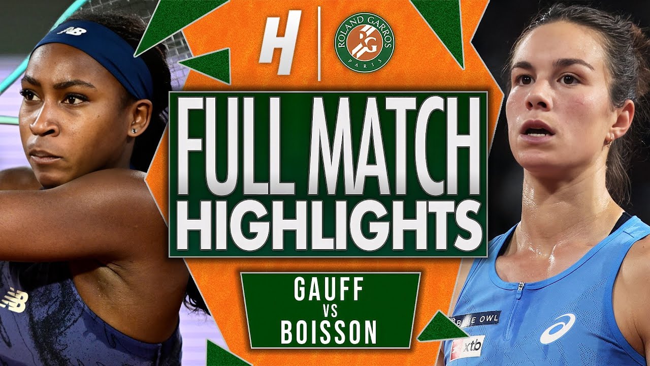 Coco Gauff vs Lois Boisson - FULL Semifinal Highlights | Roland Garros 2025
