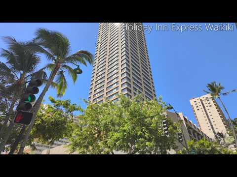 [4K] Hotel Tour | 🇺🇸 HONOLULU, Holiday Inn Express Waikiki 2025