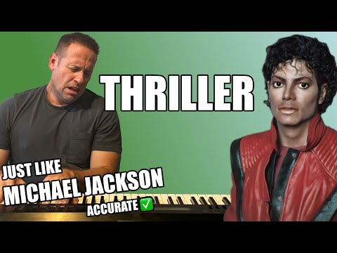 Thriller Michael Jackson Piano Lesson Tutorial Without Reading Music