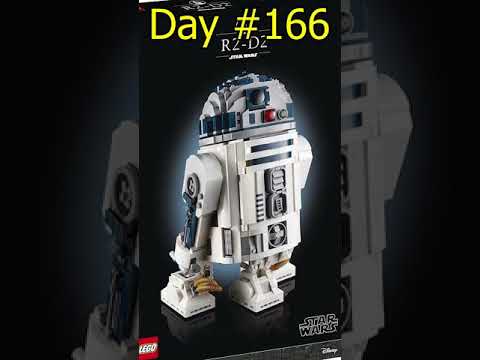 2,000 Piece R2D2! Day 166 of making a video until Lego hires me #shorts