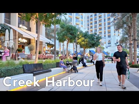 Dubai 4K🇦🇪 Dubai Creek Harbour Walking Tour