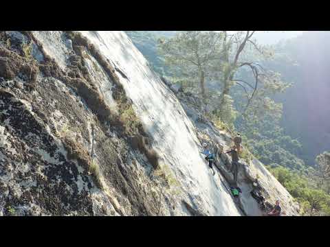 Taylor's first day on rock at Squarenail