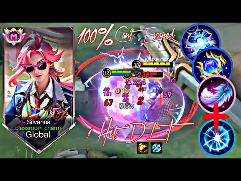 One HIT Enemy Delete 💯% Can't Escaped | Build Silvanna Tersakit 2024 @KazukiOfficial