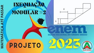 Inequação Modular  - Uma casa de dois andares está sendo projetada  É necessário incluir...