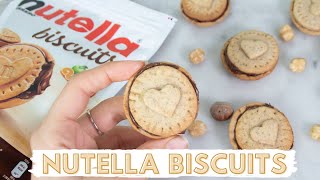 NUTELLA BISCUITS Recipe | Popular Nutella Cookies