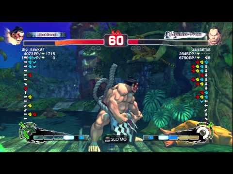 Big_Hawk97 (E.Honda) Vs Galstafflol (Dan) SSF4 AE Ranked Matches - PSN