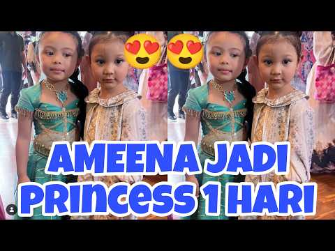 PESTA PERAYAAN ULANG TAHUN AMEENA. AMEENA JADI PRINCESS SATU HARI DI DISNEYLAND