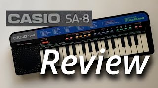 Video thumbnail for Casio SA-8 Review & Demo by Beattie