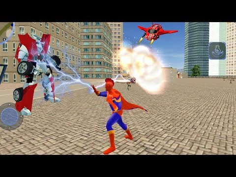 Energy Joe (Light strikes the car robot) Energy Joe attacked robot car with light | Android Gameplay