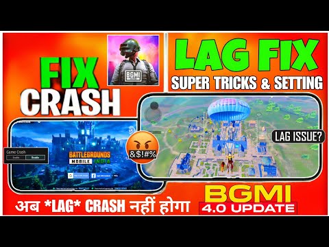 OFFICIAL SETTING⁉️FIX 4.0 UPDATE CRASH & *LAG* ISSUE JUST 5 MINUTE😱❤️🔥( No ClickBait )BGMI
