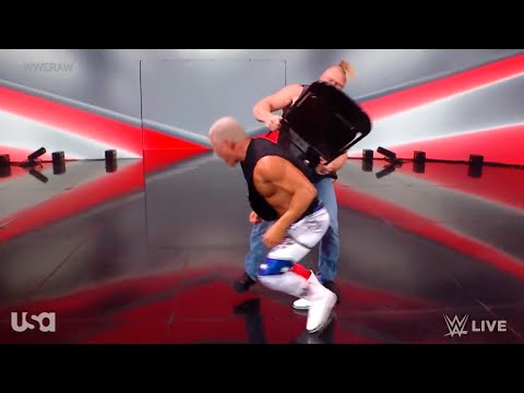Brock Lesnar brutally attacks Cody Rhodes - WWE RAW 7/17/2023