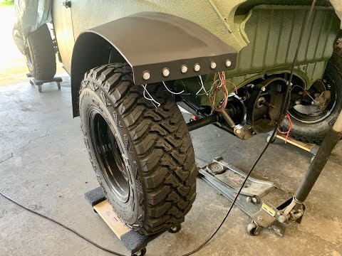 Fabricating Rear VW Beetle Baja Fenders from Scratch -Sickxty - VW Volksrod Franken Build - 58