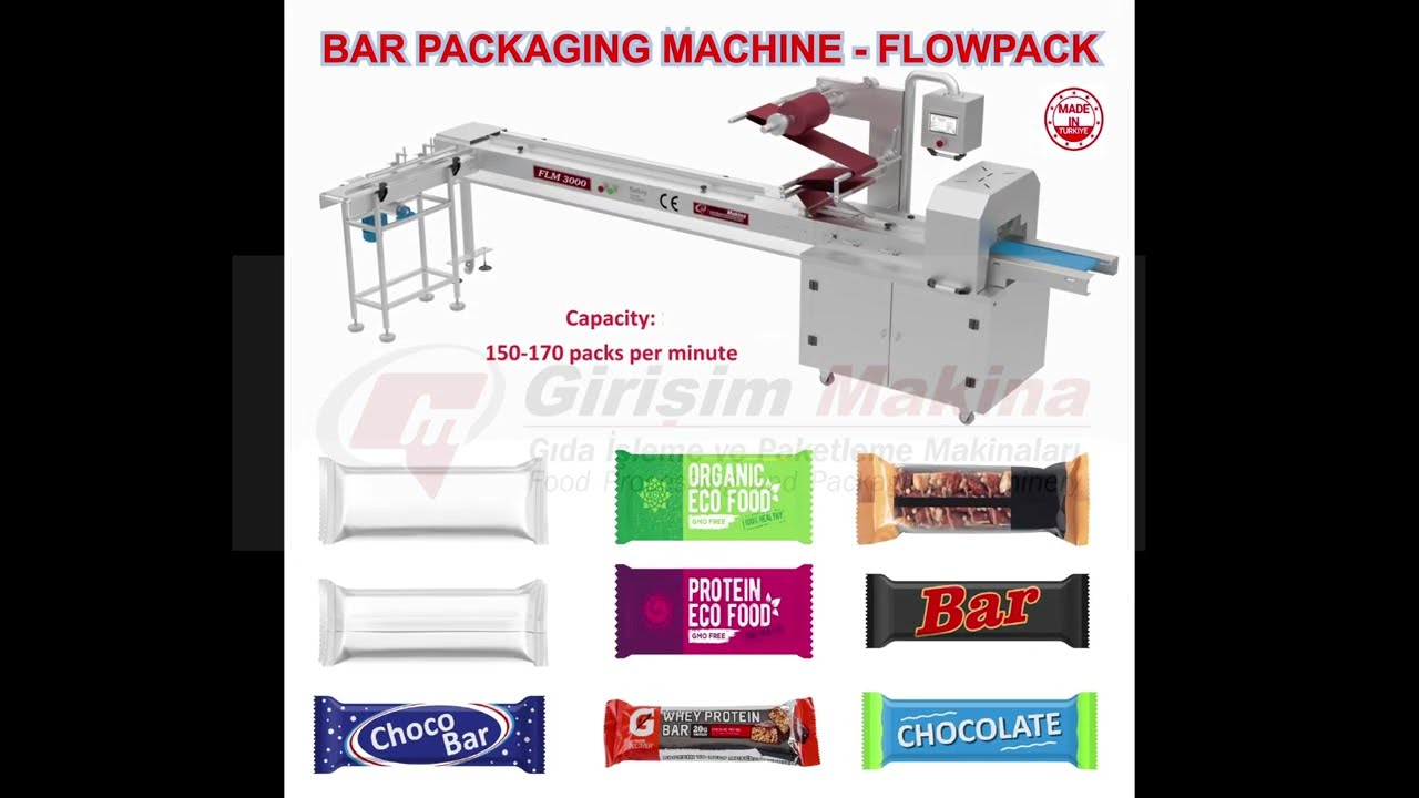 Çikolata Bar Flow Pack