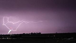 preview picture of video 'lightning strikes and storm filmed using a Canon G7 X at Scone airport NSW Australia, by Drone Guy'