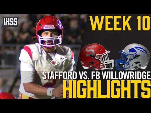 Nate Ray Throws 4 TDs as Stafford Tops Willowridge 35-7 | Texas Oncology Team of the Week