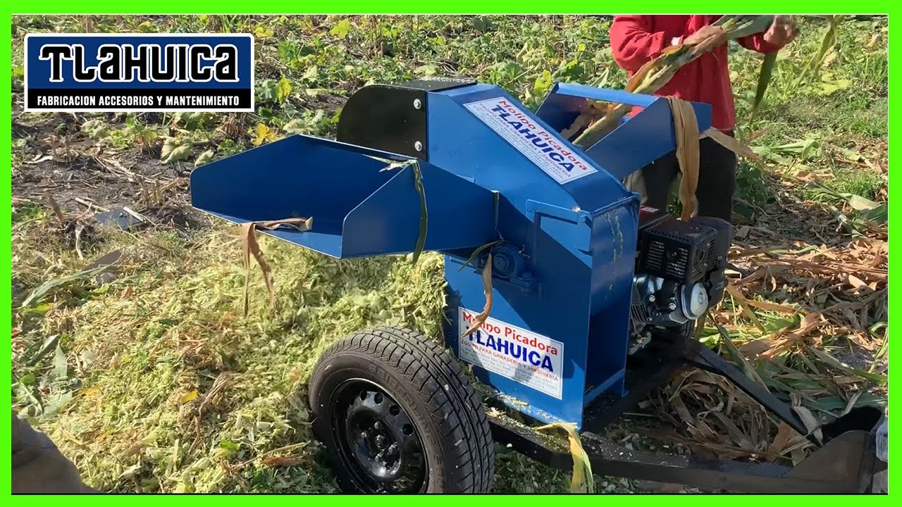 Molino Picadora Tlahuica De 2 Bocas Forrajes Verdes Y Secos Motor Kohler 14 Hp