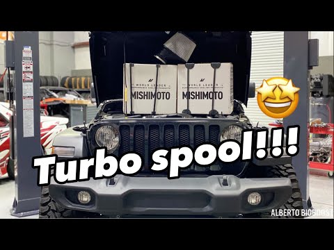 JEEP WRANGLER JL TURBO COLD AIR INTAKE INSTALL TURBO SPOOL