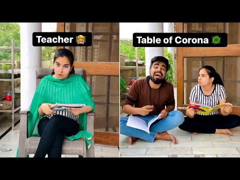 Table/Stages of Corona 😂 || Lockdown Viral Comedy Reels Snack || Dushyant Kukreja #shorts #ytshorts