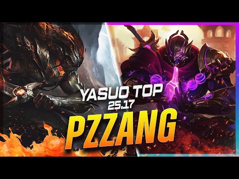 PZ ZZANG - Yasuo vs Shen TOP Patch 25.17 - Grandmaster Yasuo Gameplay