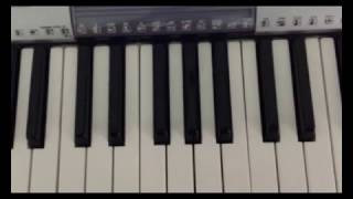 How to play Mira Mira Meesam Katamarayudu on Piano