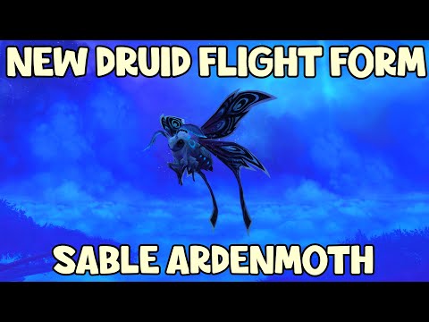WoW Shadowlands 9.1.5 - New Druid Flight Form | Sable Ardenmoth