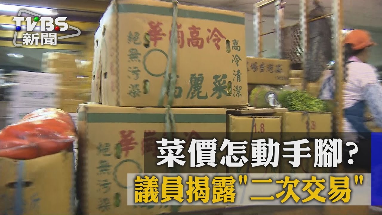 菜價怎動手腳？　議員揭露二次交易