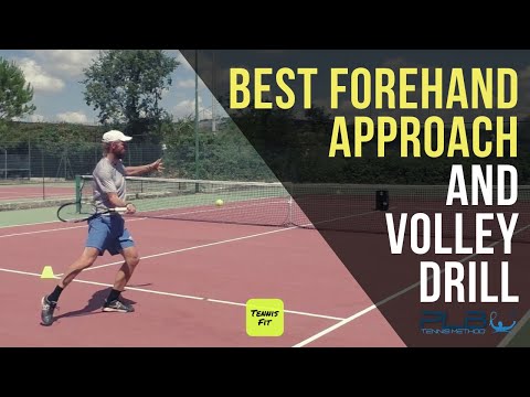 Best Forehand Approach + Volley Drill I JM Tennis - Online Tennis Training Programs