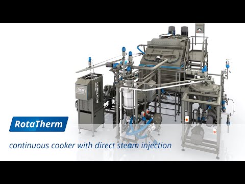RotaTherm® continuous cooking system - Pasteurisation & UHT for shelf stable products