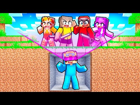 HUNTERS vs X-RAY SPEEDRUNNER in Minecraft!