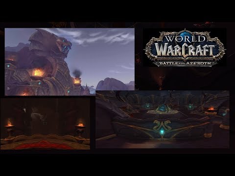 Exploring Temple of Sathraliss Battle for Azeroth Dungeon --Finding another glitch XD--