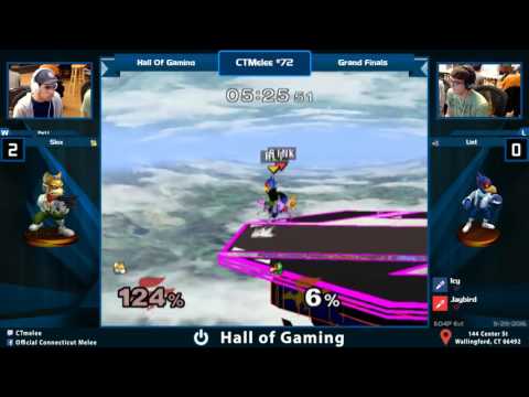 CTmelee #72 - Slox (Fox) vs Lint (Falco) - Grand Finals SSBM Tournament