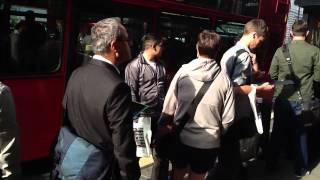 Waiting for a bus... and for Alan Moore