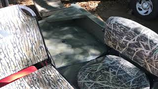 New seats for the boat. Millennium Marine B100