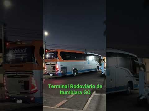 Movimentação na Rodoviária de Itumbiara GO Expresso União linha de Jataí GO para Uberlândia MG