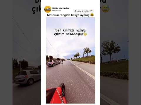Motor rengide halıya uymuş 😂