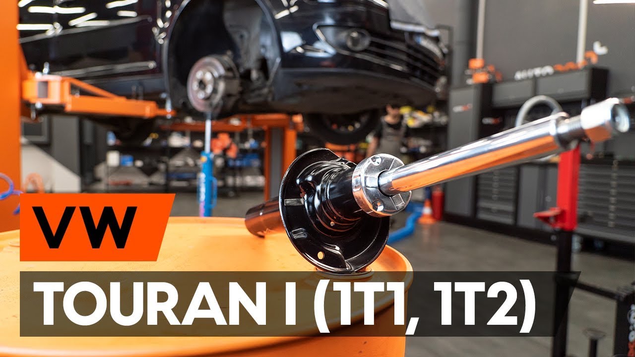 Como mudar kit de suspensão da parte dianteira em VW Touran 1T1 1T2 - guia de substituição