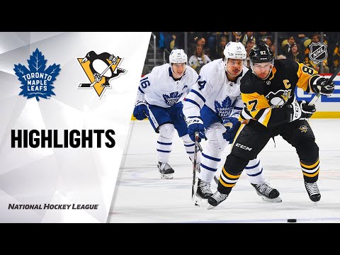 NHL Highlights | Maple Leafs @ Penguins 2/18/20