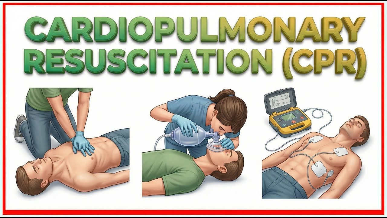 Cardiopulmonary resuscitation (CPR): Simple steps to save a life - First Aid Training video