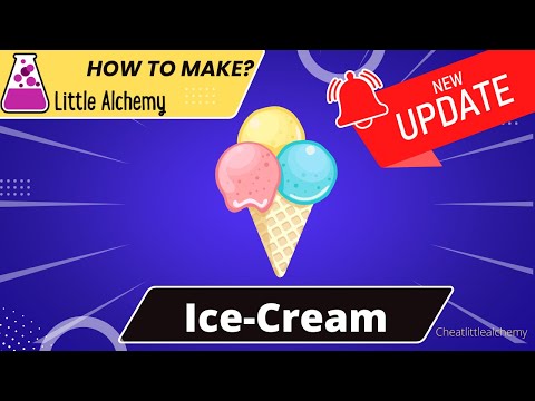 How To Make Ice cream In Little  Alchemy