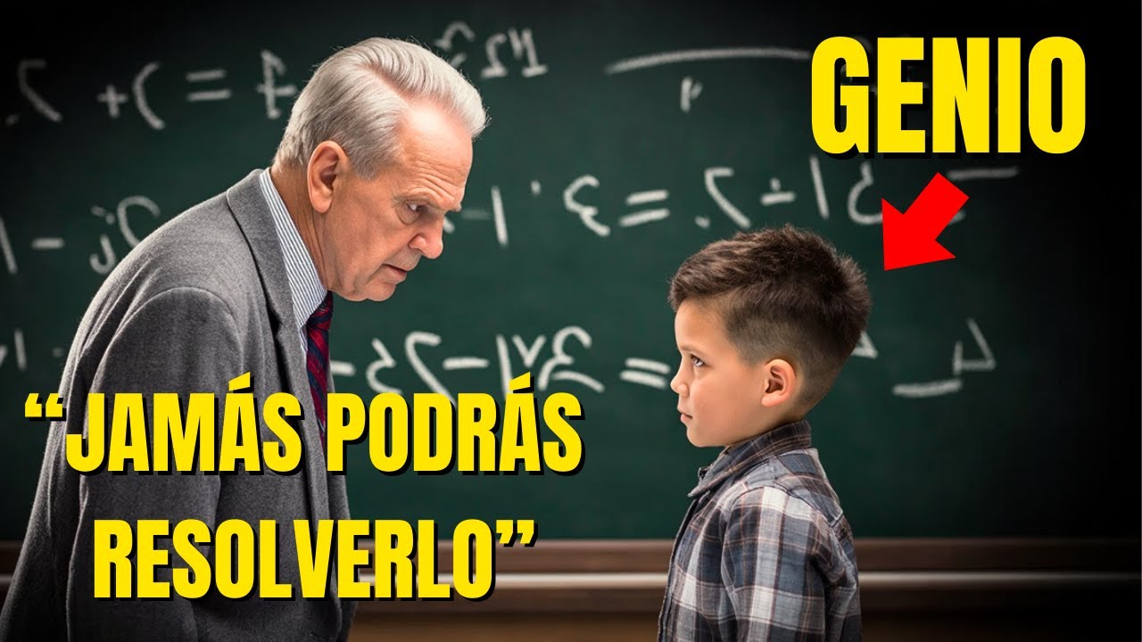 Profesor Humilla a un Estudiante con una Ecuación Imposible… Pero No Sabía que Era un Genio