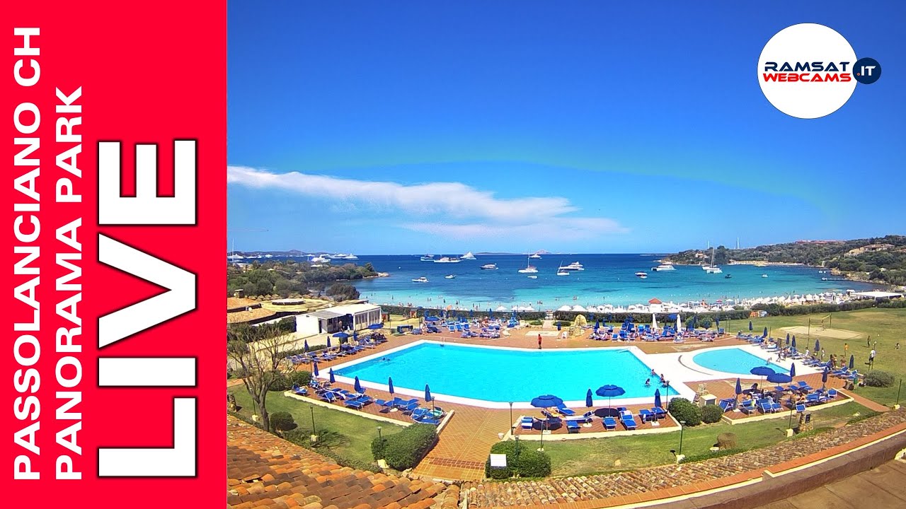 Live webcam view of Porto Rotondo Pool & Marina View