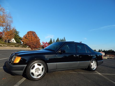1992 Mercedes Benz 400E W124 walk around/overview video review